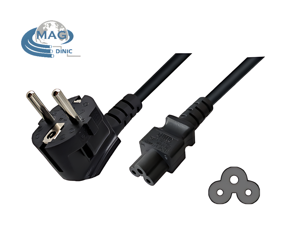 Síťový kabel CEE 7/7 až C5